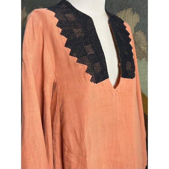 Fil De Vie Embroidered Kaftan Dress S - Picture 3 of 15